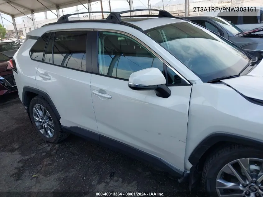 2022 Toyota Rav4 Xle Premium VIN: 2T3A1RFV9NW303161 Lot: 40013364