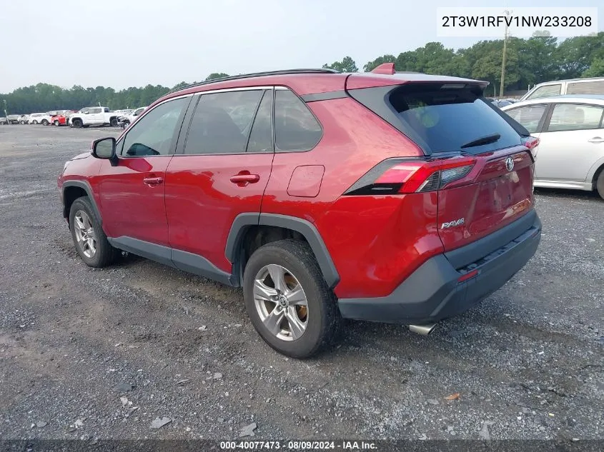 2T3W1RFV1NW233208 2022 Toyota Rav4 Xle