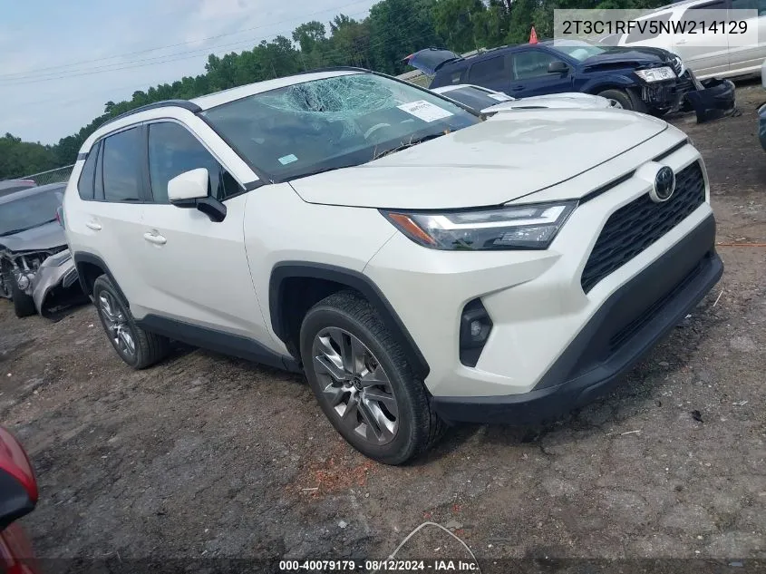 2022 Toyota Rav4 Xle Premium VIN: 2T3C1RFV5NW214129 Lot: 40079179