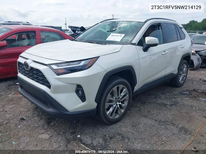 2T3C1RFV5NW214129 2022 Toyota Rav4 Xle Premium