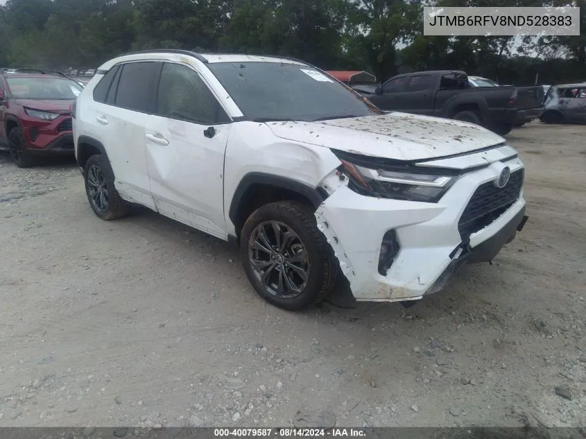 JTMB6RFV8ND528383 2022 Toyota Rav4 Hybrid Xle Premium