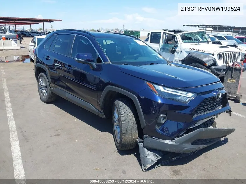 2022 Toyota Rav4 Xle Premium VIN: 2T3C1RFV0NW199524 Lot: 40088259