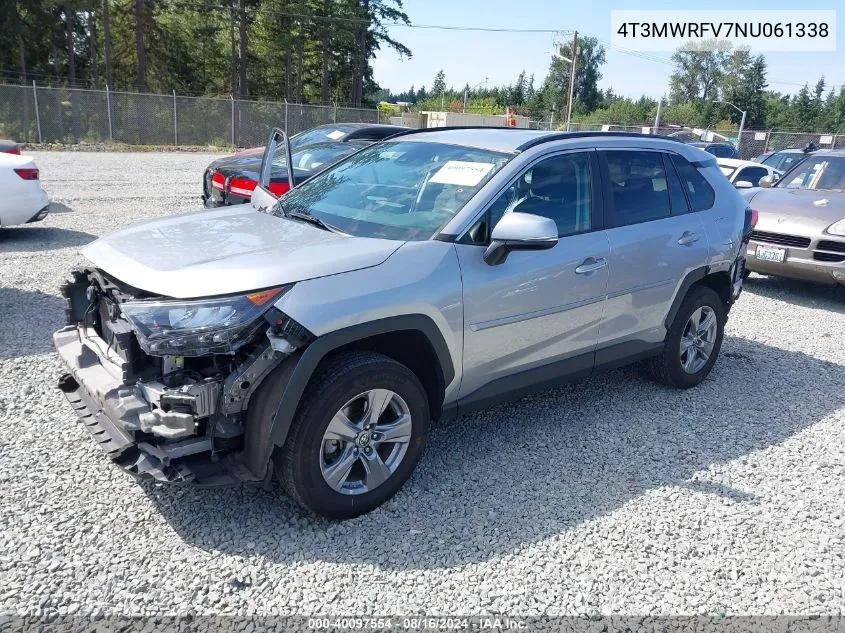 2022 Toyota Rav4 Hybrid Le VIN: 4T3MWRFV7NU061338 Lot: 40097554