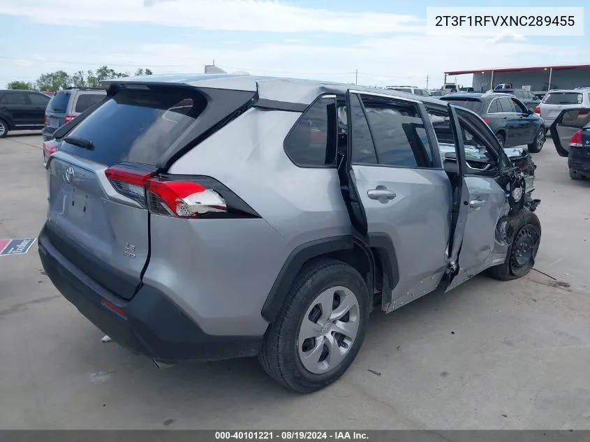 2022 Toyota Rav4 Le VIN: 2T3F1RFVXNC289455 Lot: 40101221