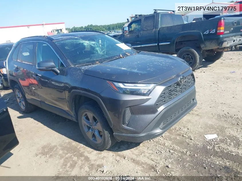 2022 Toyota Rav4 Xle VIN: 2T3W1RFV4NC179775 Lot: 40103605