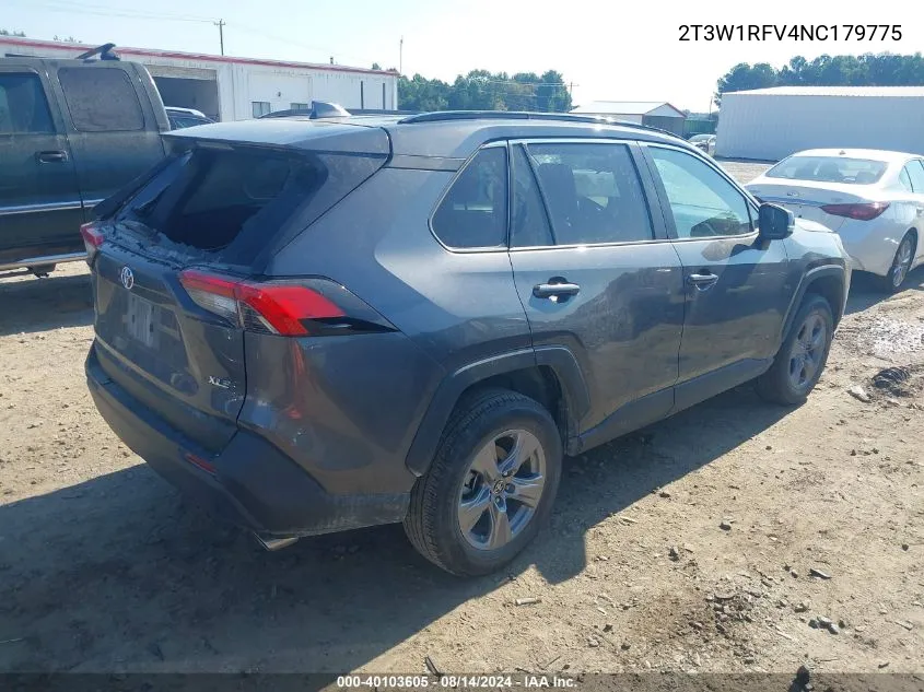 2022 Toyota Rav4 Xle VIN: 2T3W1RFV4NC179775 Lot: 40103605