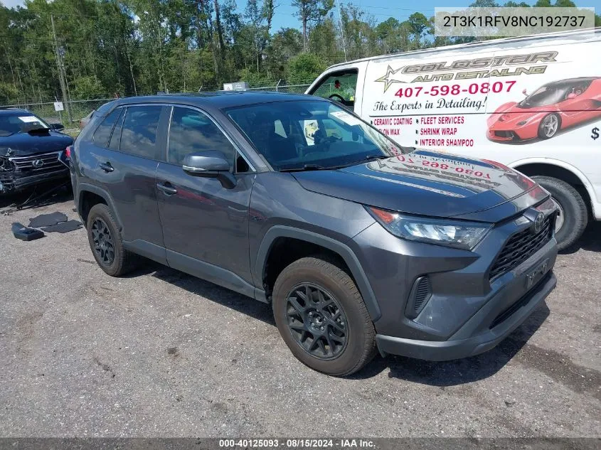 2022 Toyota Rav4 Le VIN: 2T3K1RFV8NC192737 Lot: 40125093