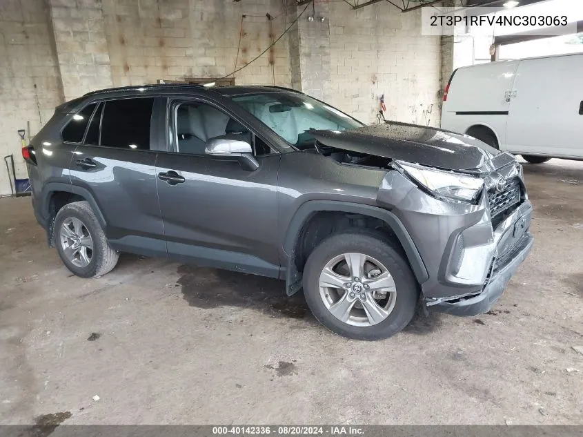 2T3P1RFV4NC303063 2022 Toyota Rav4 Xle/Xle Premium