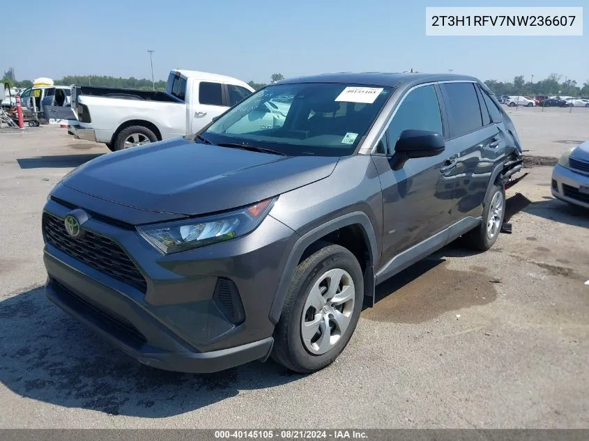 2T3H1RFV7NW236607 2022 Toyota Rav4 Le