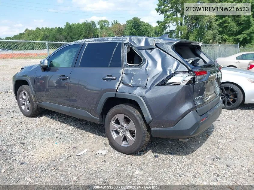 2022 Toyota Rav4 Xle VIN: 2T3W1RFV1NW216523 Lot: 40151200