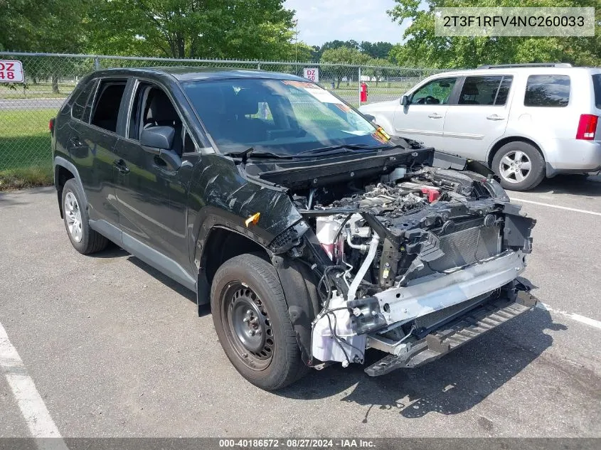 2T3F1RFV4NC260033 2022 Toyota Rav4 Le