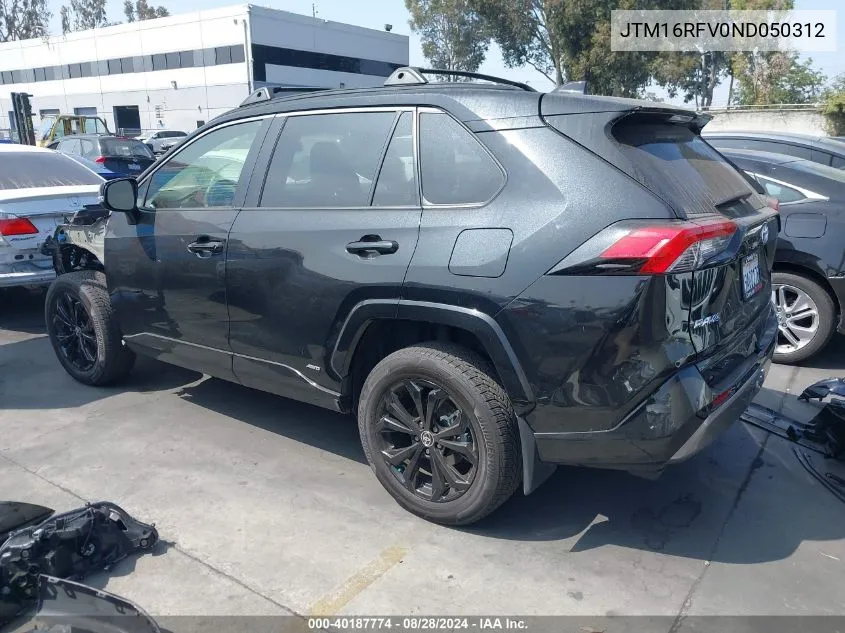 JTM16RFV0ND050312 2022 Toyota Rav4 Hybrid Se