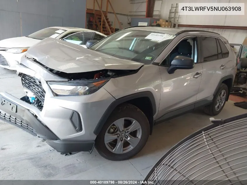 2022 Toyota Rav4 Hybrid Le VIN: 4T3LWRFV5NU063908 Lot: 40189798