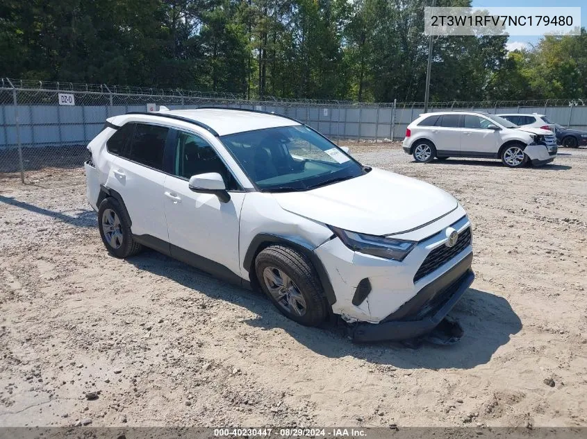 2T3W1RFV7NC179480 2022 Toyota Rav4 Xle