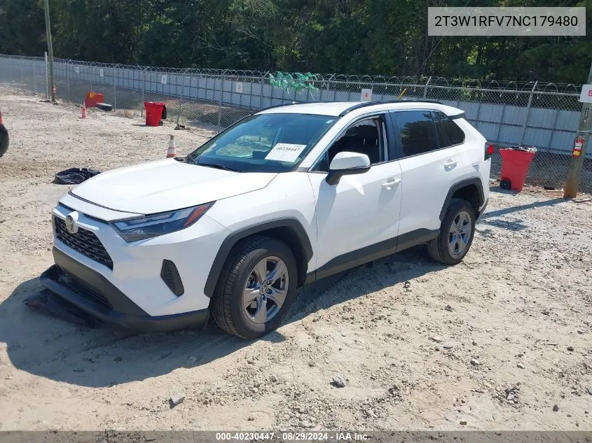 2T3W1RFV7NC179480 2022 Toyota Rav4 Xle