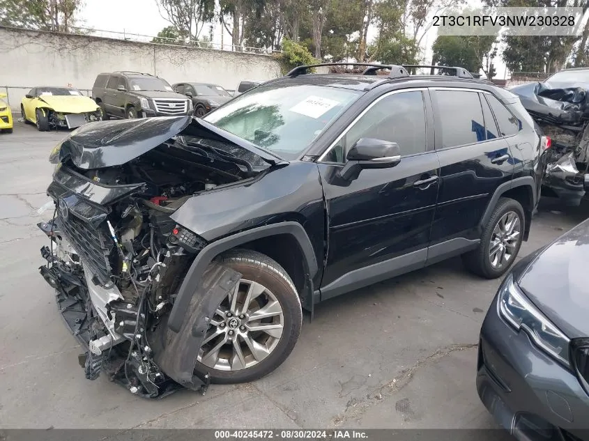 2022 Toyota Rav4 Xle Premium VIN: 2T3C1RFV3NW230328 Lot: 40245472