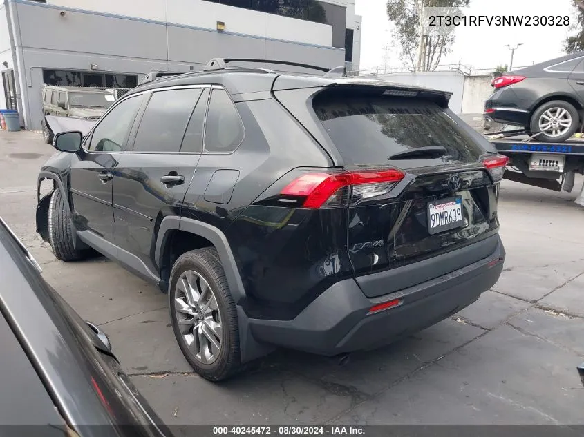 2022 Toyota Rav4 Xle Premium VIN: 2T3C1RFV3NW230328 Lot: 40245472