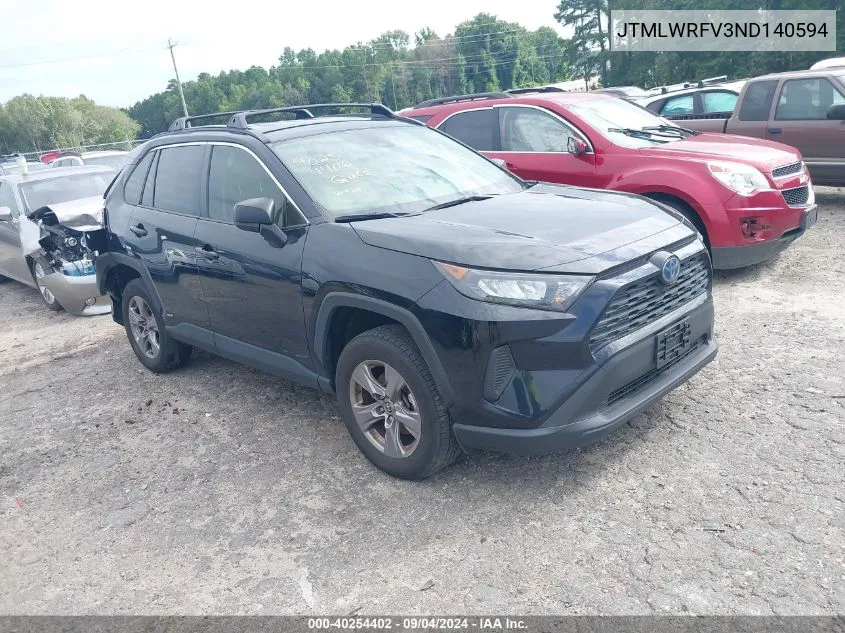 JTMLWRFV3ND140594 2022 Toyota Rav4 Hybrid Le