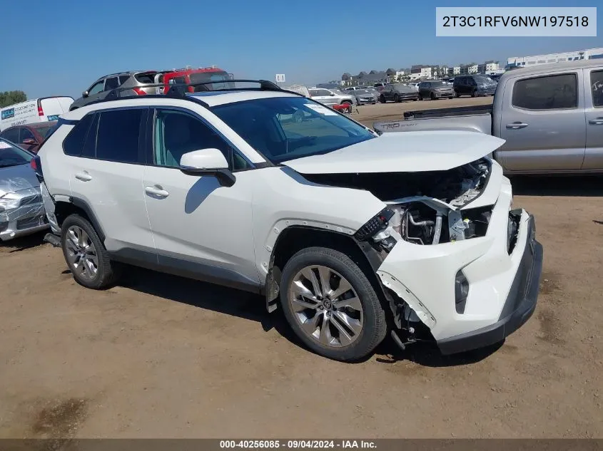 2022 Toyota Rav4 Xle Premium VIN: 2T3C1RFV6NW197518 Lot: 40256085