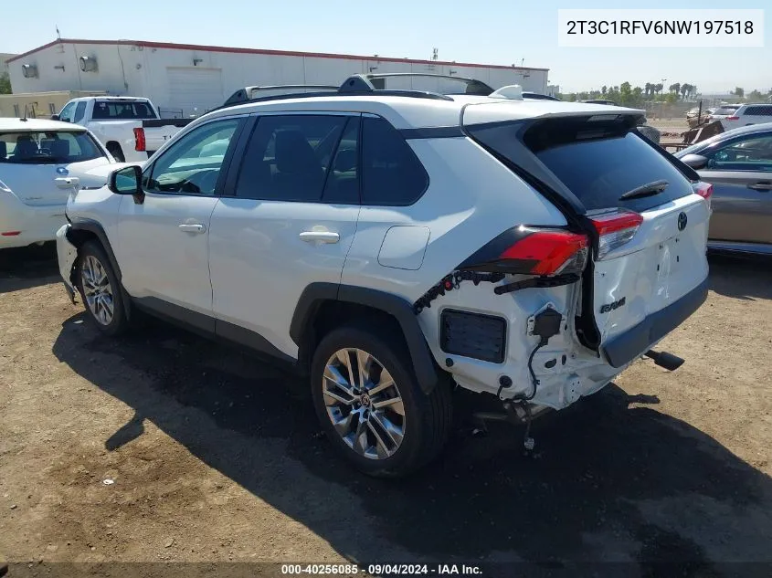 2022 Toyota Rav4 Xle Premium VIN: 2T3C1RFV6NW197518 Lot: 40256085