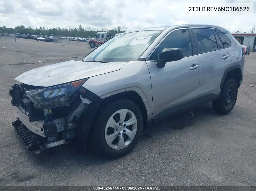 2T3H1RFV6NC186526 2022 Toyota Rav4 Le