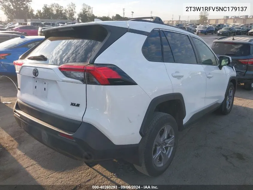 2022 Toyota Rav4 Xle VIN: 2T3W1RFV5NC179137 Lot: 40260293