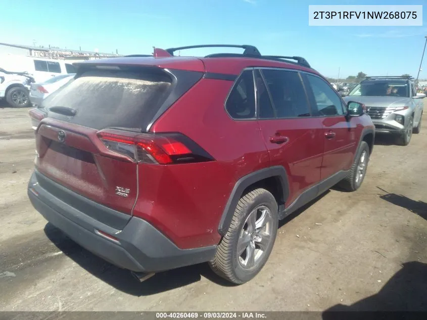 2T3P1RFV1NW268075 2022 Toyota Rav4 Xle