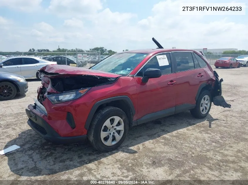 2T3F1RFV1NW264233 2022 Toyota Rav4 Le