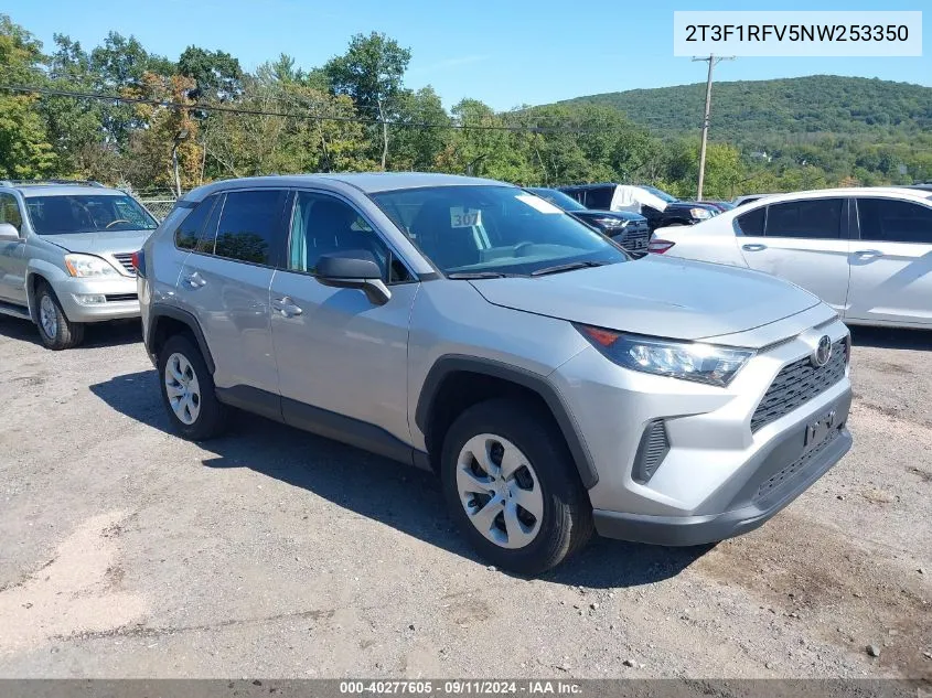 2022 Toyota Rav4 Le VIN: 2T3F1RFV5NW253350 Lot: 40277605