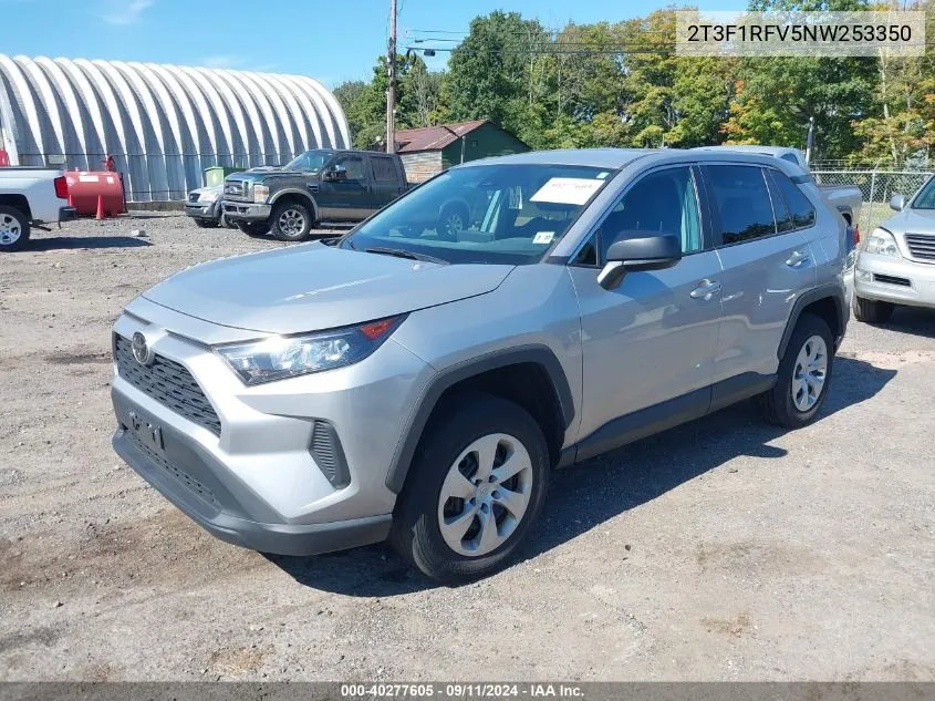 2022 Toyota Rav4 Le VIN: 2T3F1RFV5NW253350 Lot: 40277605