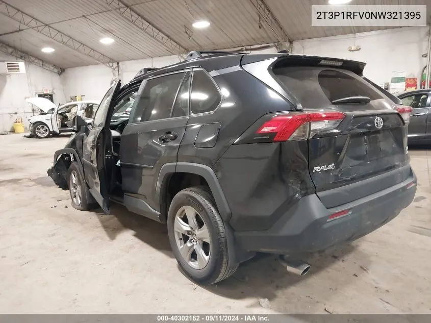 2022 Toyota Rav4 Xle/Xle Premium VIN: 2T3P1RFV0NW321395 Lot: 40302182