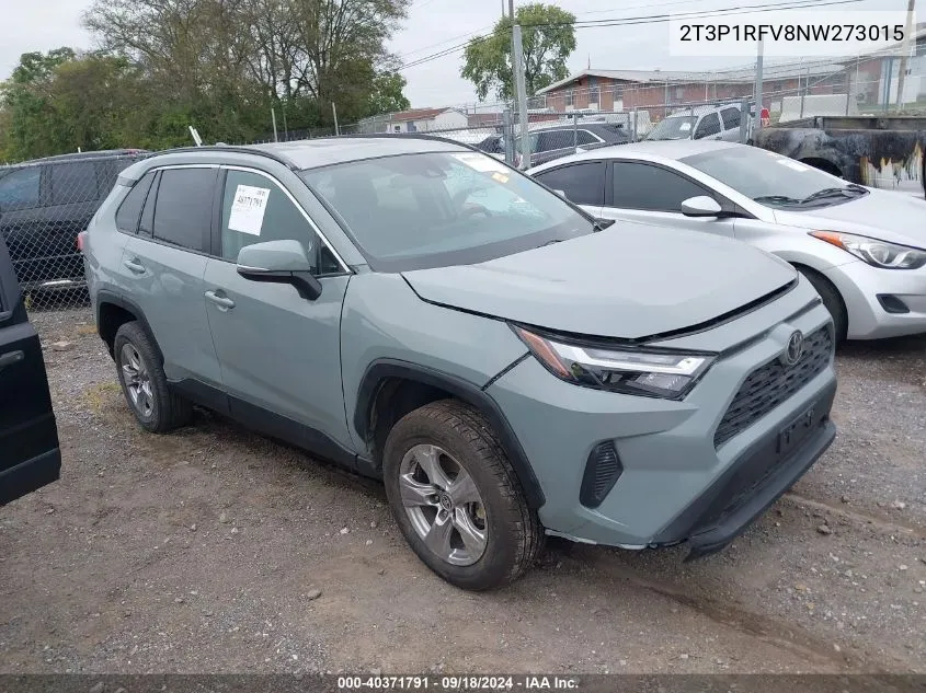 2T3P1RFV8NW273015 2022 Toyota Rav4 Xle