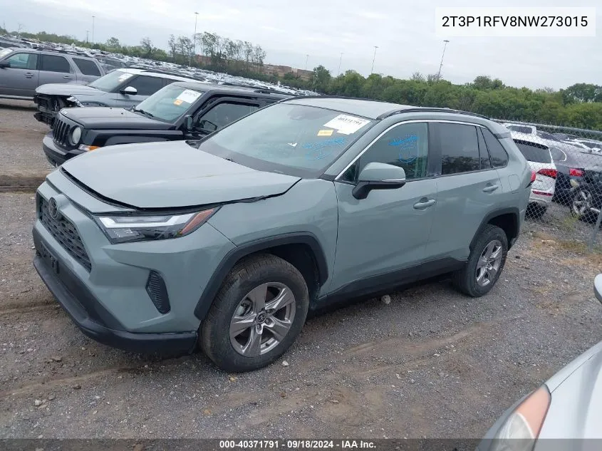 2022 Toyota Rav4 Xle VIN: 2T3P1RFV8NW273015 Lot: 40645935