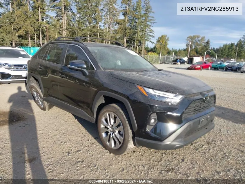 2022 Toyota Rav4 Xle Premium VIN: 2T3A1RFV2NC285913 Lot: 40410011