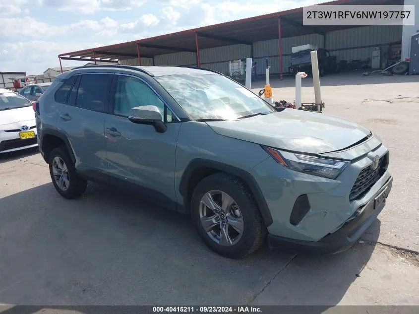 2022 Toyota Rav4 Xle VIN: 2T3W1RFV6NW197757 Lot: 40415211