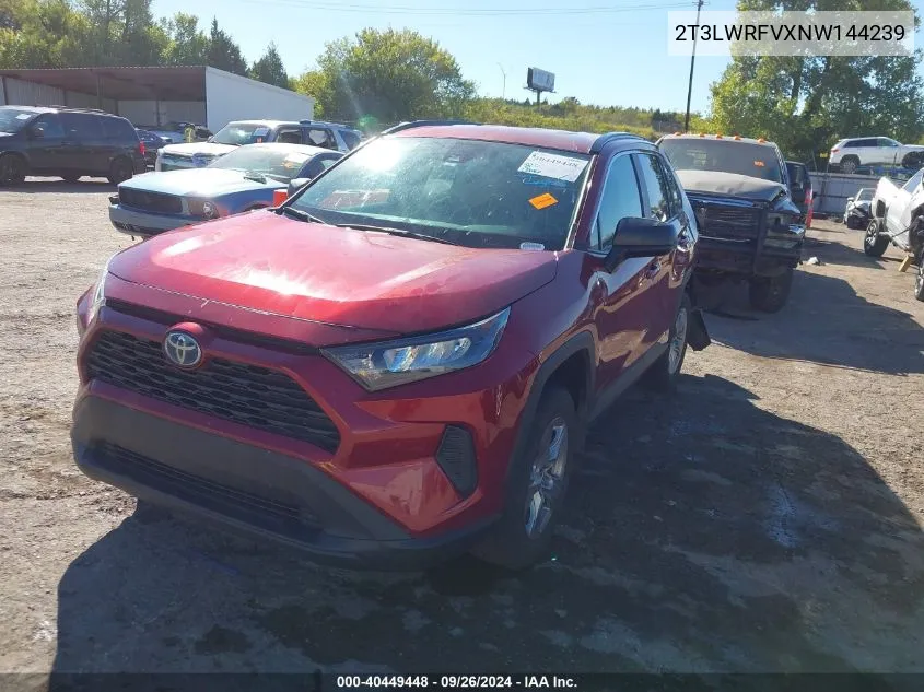 2T3LWRFVXNW144239 2022 Toyota Rav4 Hybrid Le