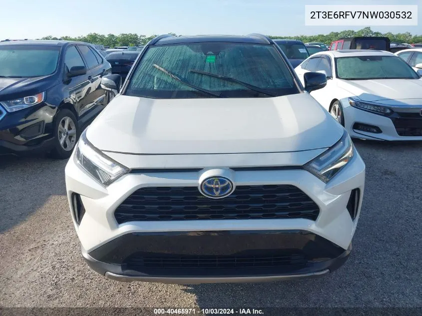 2022 Toyota Rav4 Hybrid Xse VIN: 2T3E6RFV7NW030532 Lot: 40465971