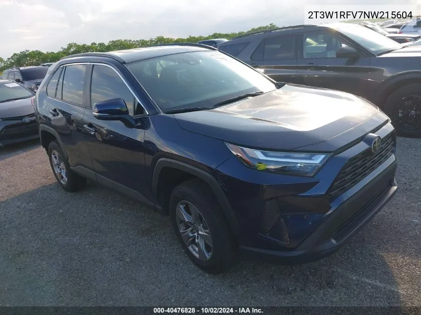 2T3W1RFV7NW215604 2022 Toyota Rav4 Xle