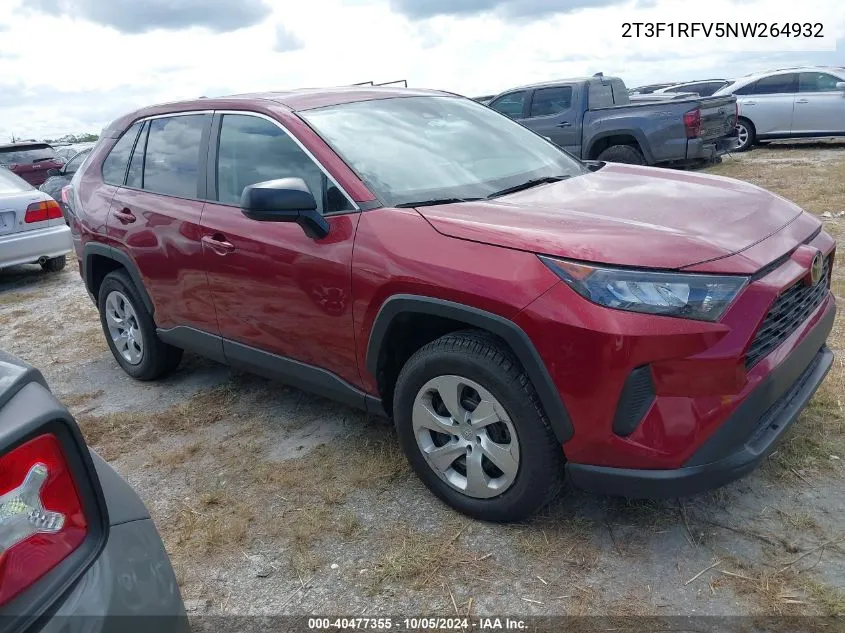 2022 Toyota Rav4 Le VIN: 2T3F1RFV5NW264932 Lot: 40477355