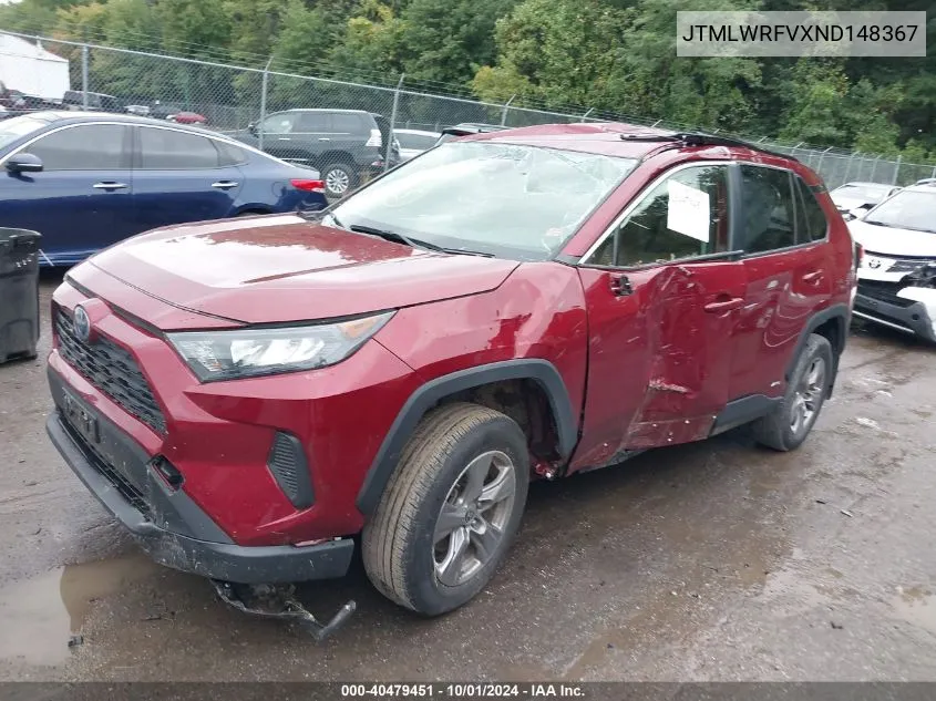 2022 Toyota Rav4 Le VIN: JTMLWRFVXND148367 Lot: 40479451