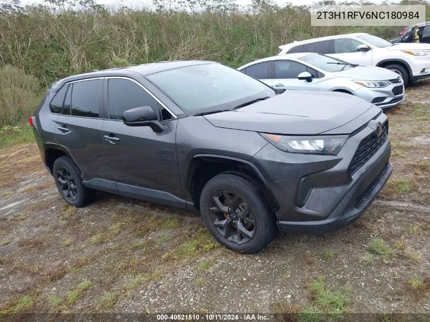 2022 Toyota Rav4 Le VIN: 2T3H1RFV6NC180984 Lot: 40521510