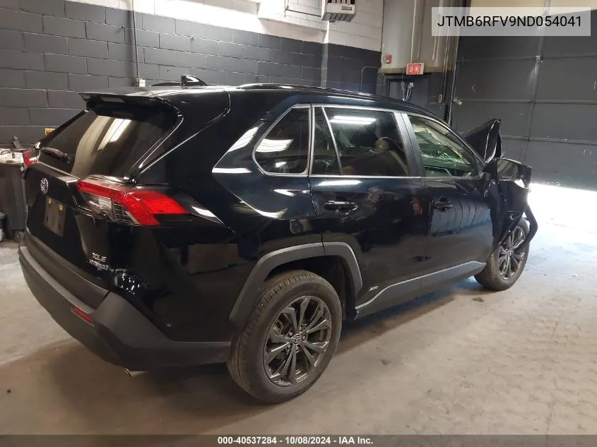 2022 Toyota Rav4 Hybrid Xle Premium VIN: JTMB6RFV9ND054041 Lot: 40537284