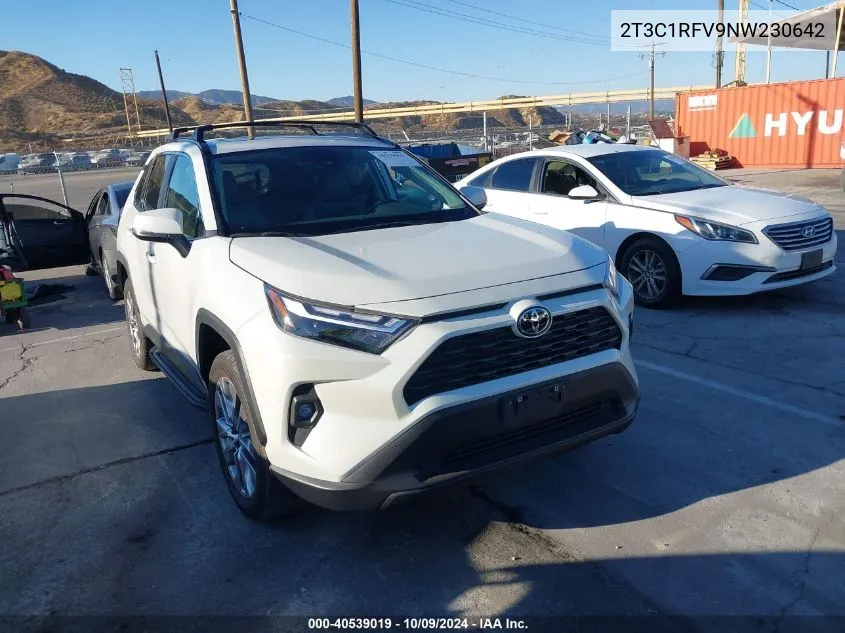 2022 Toyota Rav4 Xle Premium VIN: 2T3C1RFV9NW230642 Lot: 40539019