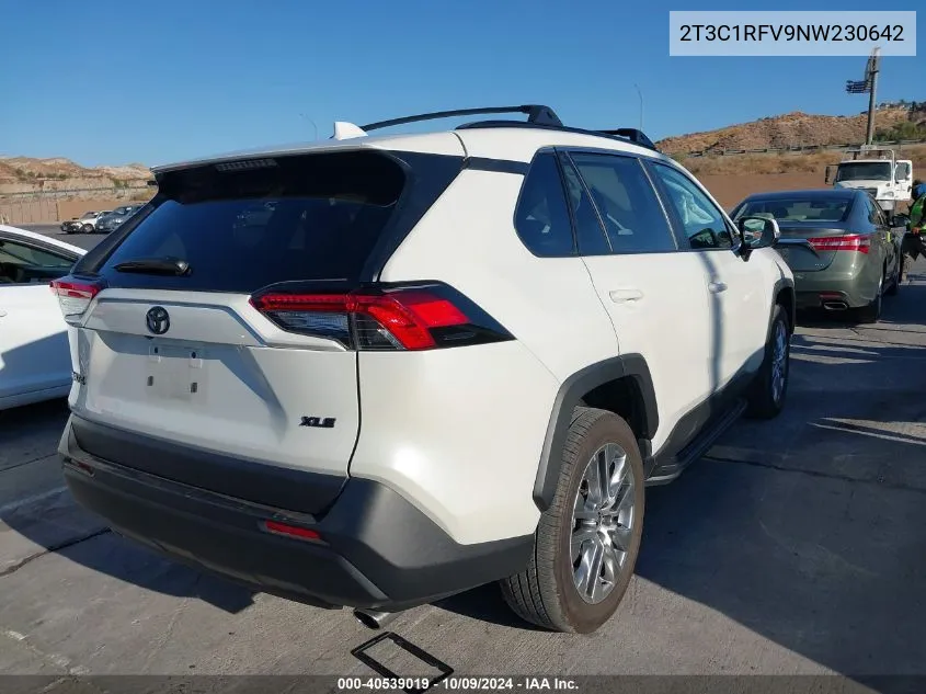 2022 Toyota Rav4 Xle Premium VIN: 2T3C1RFV9NW230642 Lot: 40539019