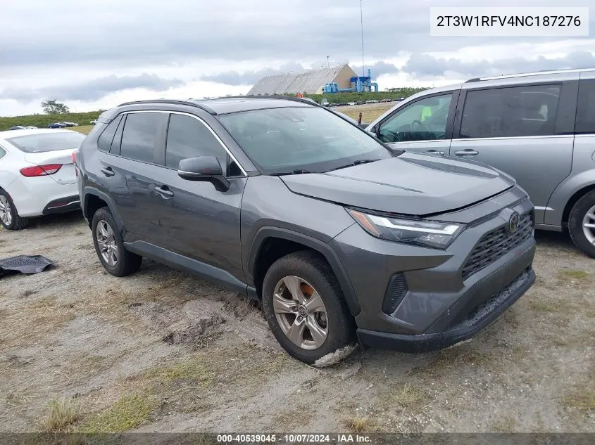 2022 Toyota Rav4 Xle VIN: 2T3W1RFV4NC187276 Lot: 40539045