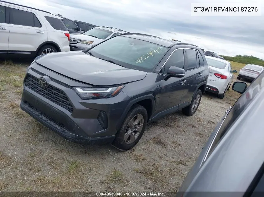 2022 Toyota Rav4 Xle VIN: 2T3W1RFV4NC187276 Lot: 40539045