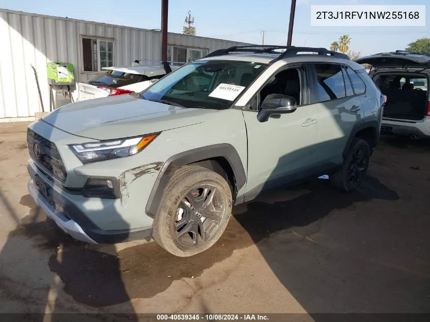 2022 Toyota Rav4 Adventure/Trd Off Road VIN: 2T3J1RFV1NW255168 Lot: 40539345