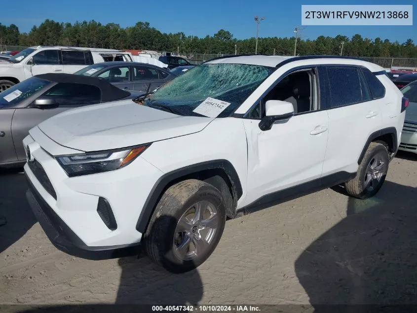 2022 Toyota Rav4 Xle/Xle Premium VIN: 2T3W1RFV9NW213868 Lot: 40547342