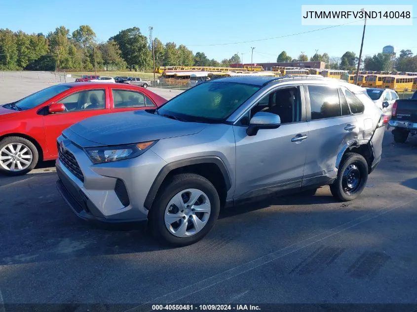 2022 Toyota Rav4 Hybrid Le VIN: JTMMWRFV3ND140048 Lot: 40550481