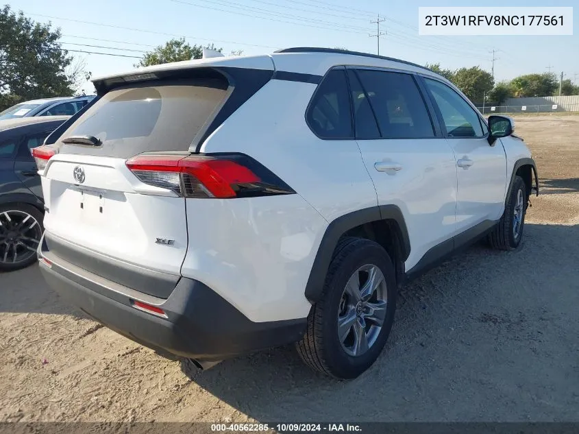 2022 Toyota Rav4 Xle/Xle Premium VIN: 2T3W1RFV8NC177561 Lot: 40562285